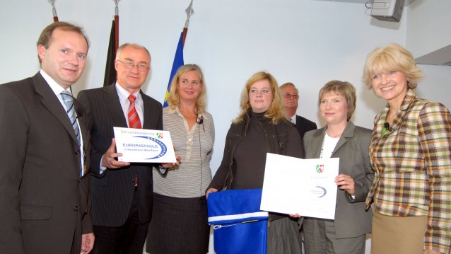 Auszeichnung „Europaschule in Nordrhein-Westfalen“, Berufskolleg am Wasserturm, Bocholt