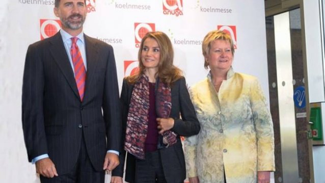 Besuch des spanischen Kronprinzenpaars Felipe und Letizia bei der „Anuga“-Messe in Köln, 07.10.2013