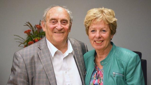 Denis Goldberg und Ministerin Dr. Angelica Schwall-Düren