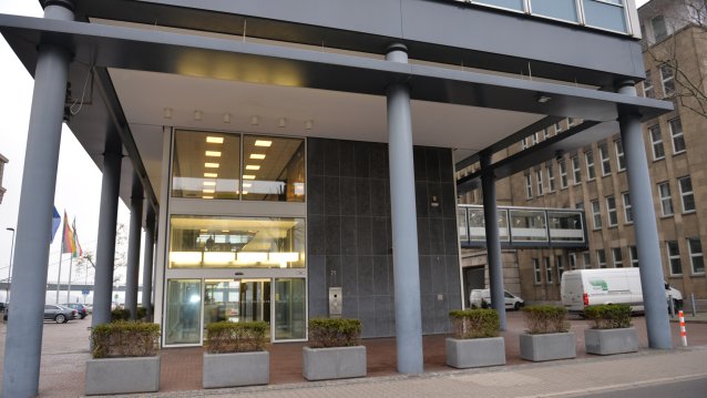 Der Eingang des Ministeriums