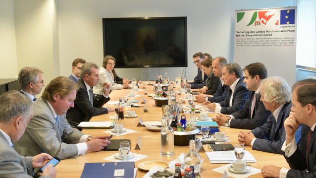 Auswärtige Kabinettsitzung in der Landesvertretung in Brüssel