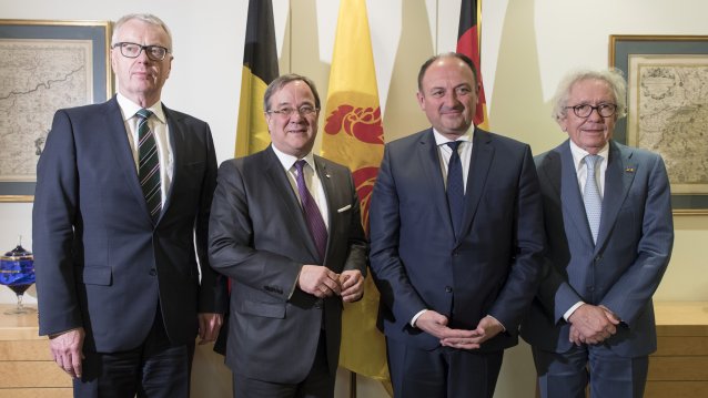Ministerpräsident Armin Laschet trifft den Ministerpräsidenten der Wallonie, Willy Borsus