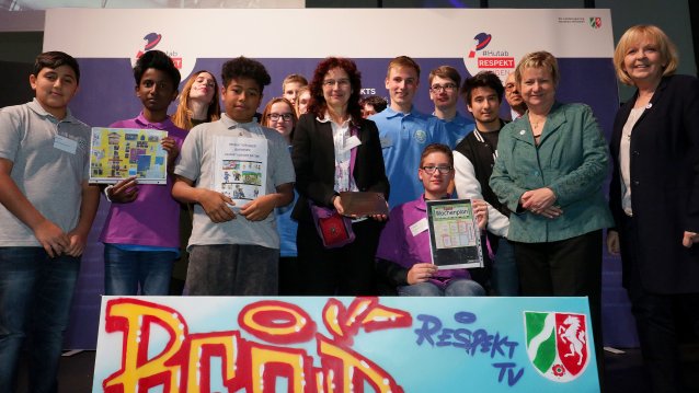 Preisverleihung zum Schulwettbewerb zur Woche des Respekts