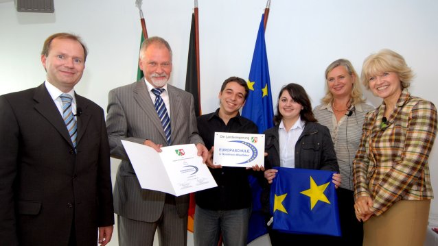 Auszeichnung „Europaschule in Nordrhein-Westfalen“, Gustav-Heinemann-Gesamtschule, Essen