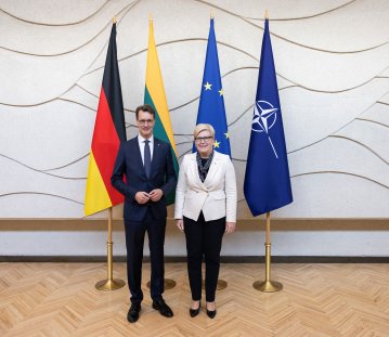 Politisches Gespräch mit der Premierministerin der Republik Litauen, Frau Ingrida Šimonytė