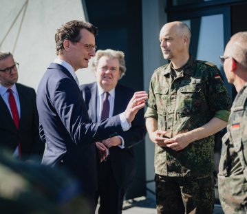 Besuch des Zentrums für Cyber-Sicherheit der Bundeswehr, Euskirchen