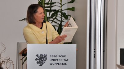 Symbolische Grundsteinlegung für das Johannes-Rau-Zentrum der Bergischen Universität Wuppertal