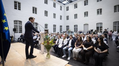 Ministerpräsident Wüst verleiht 25 Personen die Rettungsmedaille des Landes Nordrhein-Westfalen