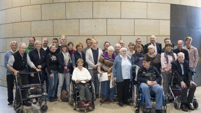 Ministerpräsidentin Hannelore Kraft im Gespräch mit dem Politischen Stammtisch Bethel