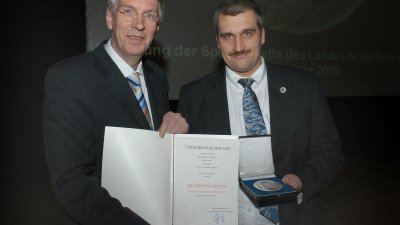 Innenminister verleiht Sportplaketten, Jörg Frischmann aus Leverkusen