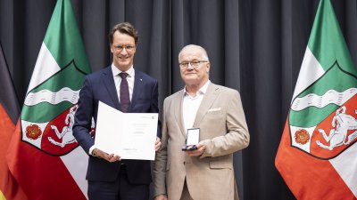 Ministerpräsident Wüst verleiht 25 Personen die Rettungsmedaille des Landes Nordrhein-Westfalen