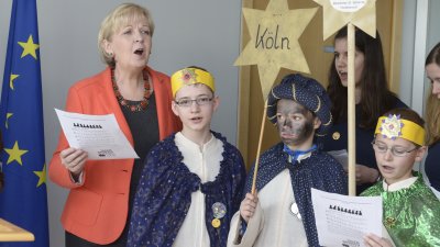 Sternsinger in der Staatskanzlei