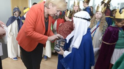 Sternsinger in der Staatskanzlei