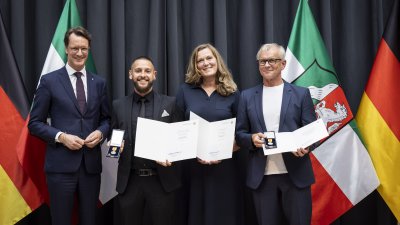 Ministerpräsident Wüst verleiht 25 Personen die Rettungsmedaille des Landes Nordrhein-Westfalen