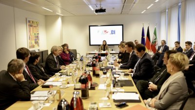 Landeskabinett tagt in Brüssel