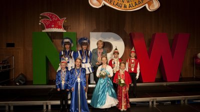 Ministerpräsidentin Hannelore Kraft empfängt die Kinderprinzenpaare und Kinderdreigestirne aus NRW