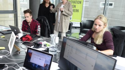 Ministerpräsidentin Hannelore Kraft besucht Startup-Inkubator STARTPLATZ 