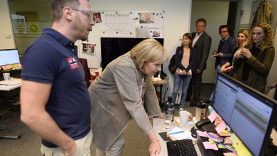 Ministerpräsidentin Hannelore Kraft besucht Startup-Inkubator STARTPLATZ 