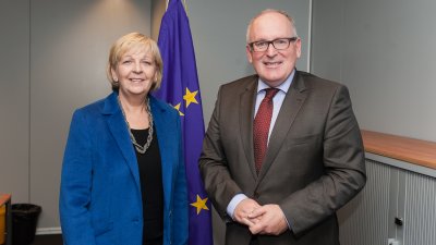 Ministerpräsidentin Kraft zu Besuch in Brüssel, 29.10.2014