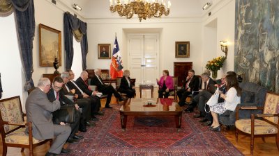 Gespräch von Ministerpräsidentin Hannelore Kraft mit der chilenischen Präsidentin Michelle Bachelet