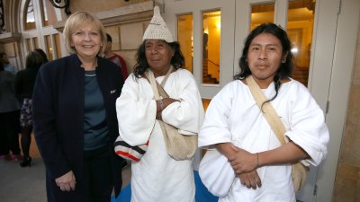 Ministerpräsidentin Hannelore Kraft zu Besuch in der kolumbianischen Hauptstadt Bogota