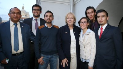 Ministerpräsidentin Hannelore Kraft besucht das ET-Instituto del Tecnico Central in Bogota