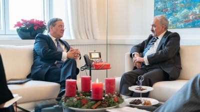 Ministerpräsident Armin Laschet empfängt den Botschafter von Argentinien in Deutschland, Pedro Raúl Villagra Delgado, zu seinem Antrittsbesuch