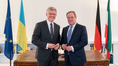 Ministerpräsident Laschet empfängt Botschafter der Ukraine