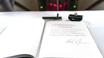 Ministerpräsident Armin Laschet empfängt Fürst Albert II. von Monaco