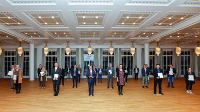 Vergabe der Rettungsmedaille des Landes Nordrhein-Westfalens