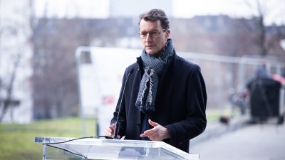 Eröffnung von neuem „Drive-in-Impfzentrum“ an der Lanxess