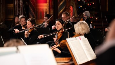 Musiker auf der Bühne