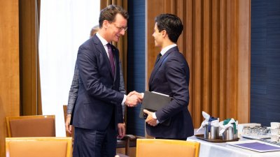 Politische Gespräche mit Klima- und Energieminister Rob Jetten
