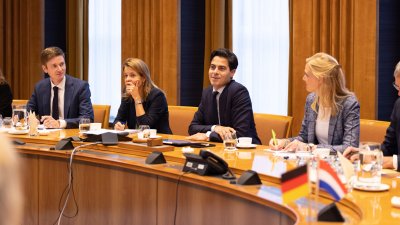 Politische Gespräche mit Klima- und Energieminister Rob Jetten