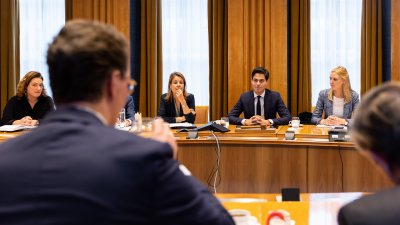Politische Gespräche mit Klima- und Energieminister Rob Jetten