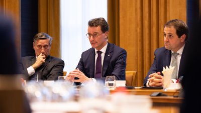 Politische Gespräche mit Klima- und Energieminister Rob Jetten