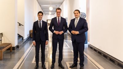 Politische Gespräche mit Klima- und Energieminister Rob Jetten