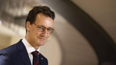 Ministerpräsident Hendrik Wüst trifft die Präsidentin des Europäischen Parlaments Roberta Metsola