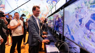 Ministerpräsident Hendrik Wüst eröffnet die gamescom 2022