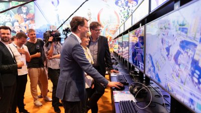Ministerpräsident Hendrik Wüst eröffnet die gamescom 2022