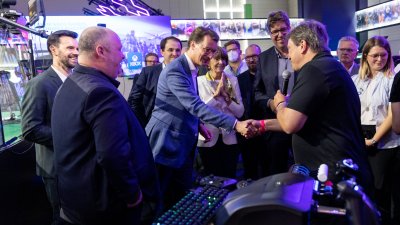 Ministerpräsident Hendrik Wüst eröffnet die gamescom 2022