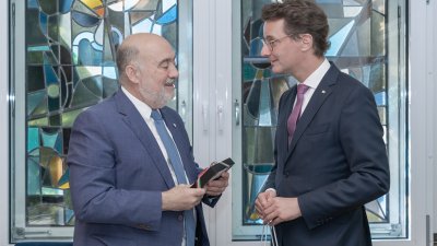 Ministerpräsident Hendrik Wüst trifft den Botschafter des Staates Israel Ron Prosor