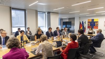 Kabinettsitzung in der Vertretung des Landes Nordrhein-Westfalen bei der Europäischen Union
