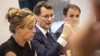 Kabinettsitzung in der Vertretung des Landes Nordrhein-Westfalen bei der Europäischen Union