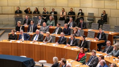 Gemeinsamen Gedenkstunde im Landtag zur Pogromnacht vor 85 Jahren