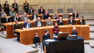 Gemeinsamen Gedenkstunde im Landtag zur Pogromnacht vor 85 Jahren