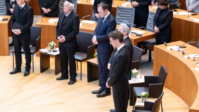 Gemeinsamen Gedenkstunde im Landtag zur Pogromnacht vor 85 Jahren