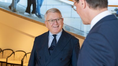 Einigkeit bei Ministerpräsident Wüst und EU-Kommissar Schmit: Unternehmen brauchen mehr denn je Planungssicherheit