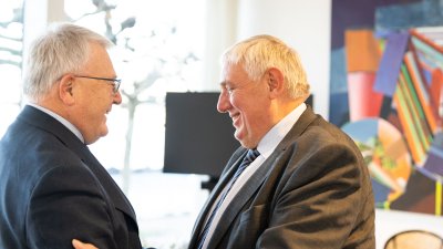 Einigkeit bei Ministerpräsident Wüst und EU-Kommissar Schmit: Unternehmen brauchen mehr denn je Planungssicherheit