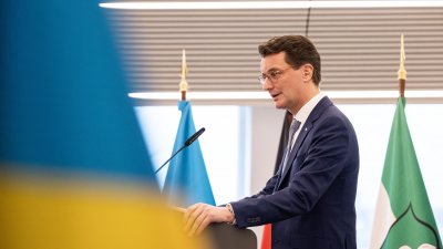 Ministerpräsident Hendrik Wüst und Kölns Oberbürgermeisterin Henriette Reker werden mit Orden der Ukrainisch-Orthodoxen Kirche ausgezeichnet